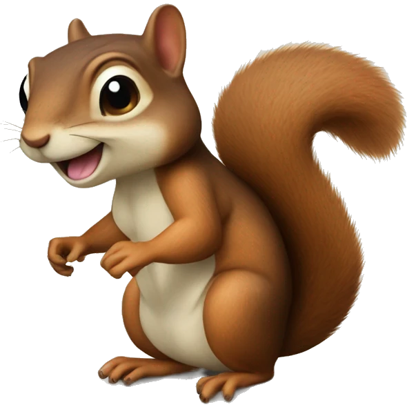 Squirrel and toad friends emoji