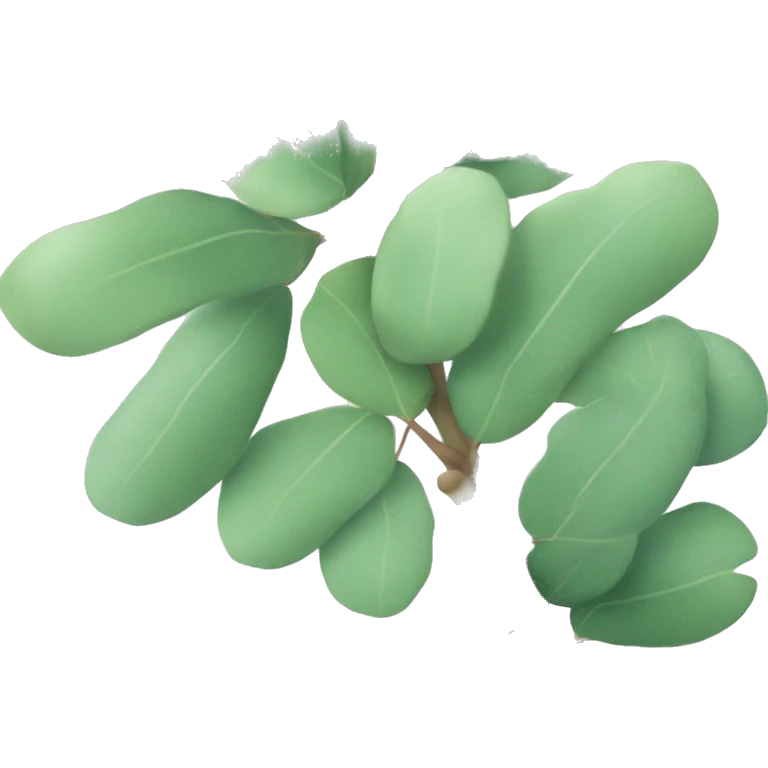 A small branch of eucalyptus with soft green tones emoji