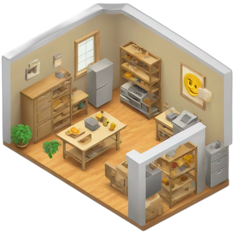 isometric fabrication company handmade goods emoji