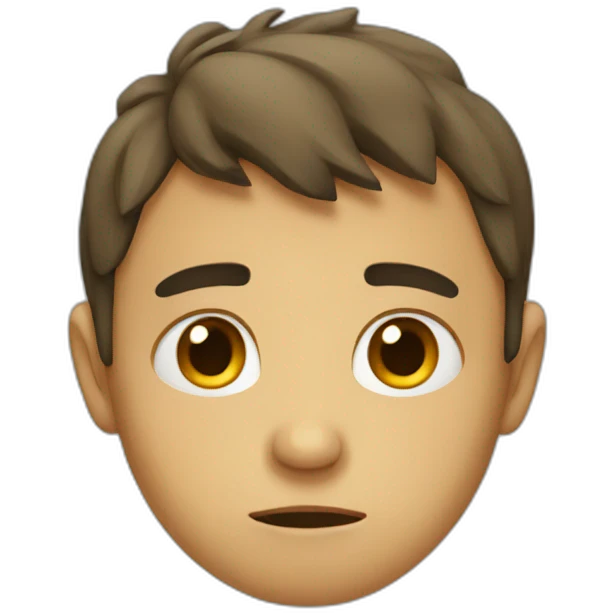 Sad boy emoji