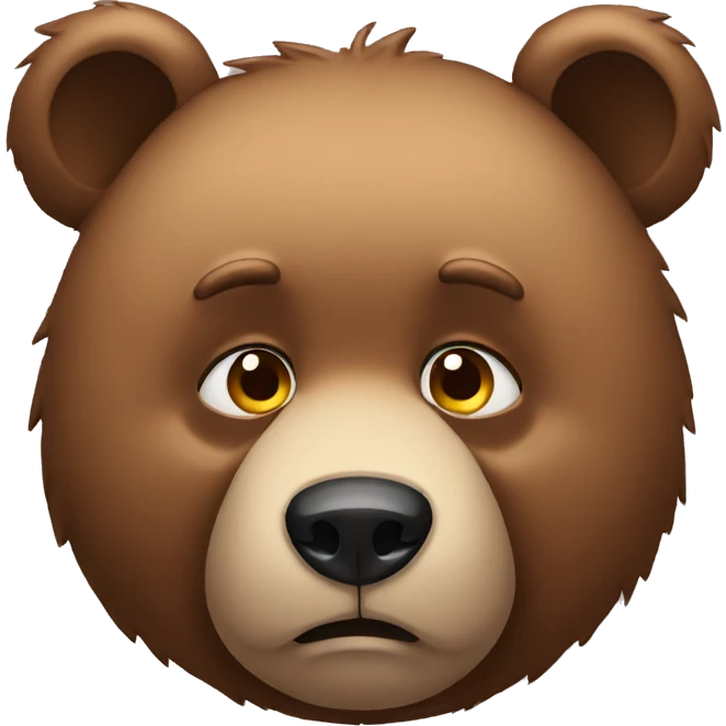 Bear Sad  emoji