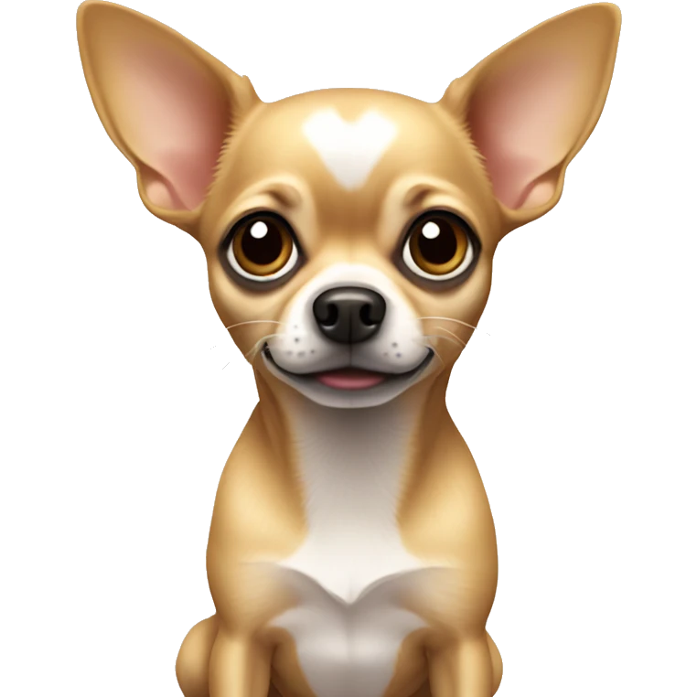 Chihuahua gazing at viewer emoji