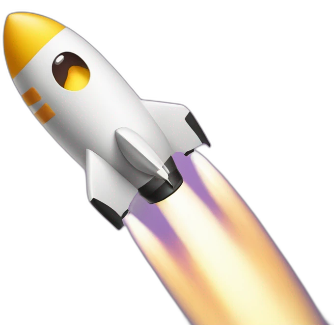 emoji with remazing logo and a rocket emoji