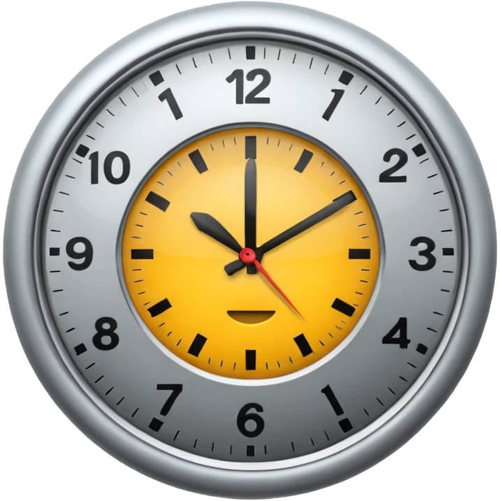 Clock it  emoji