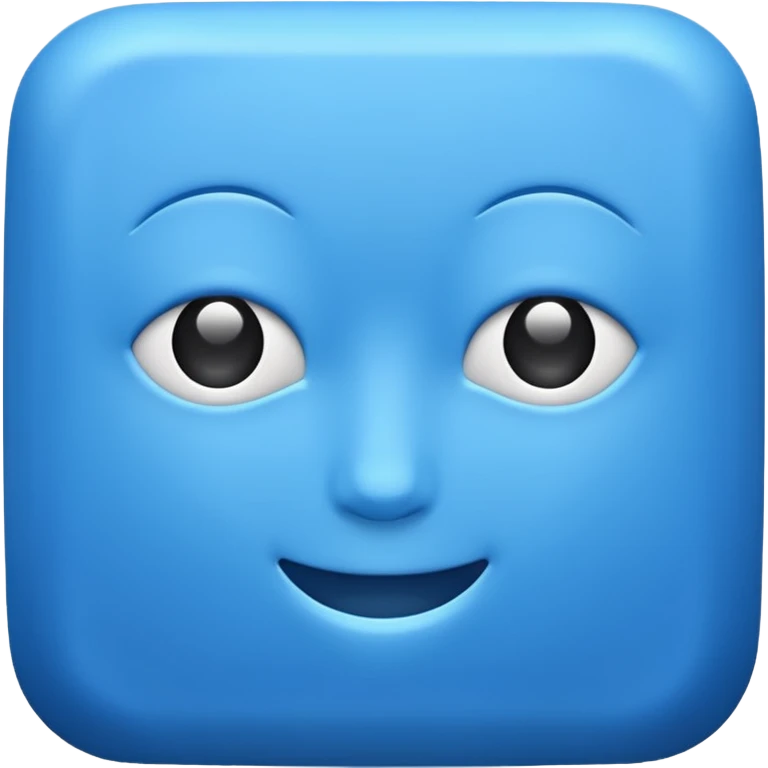 blue square  emoji