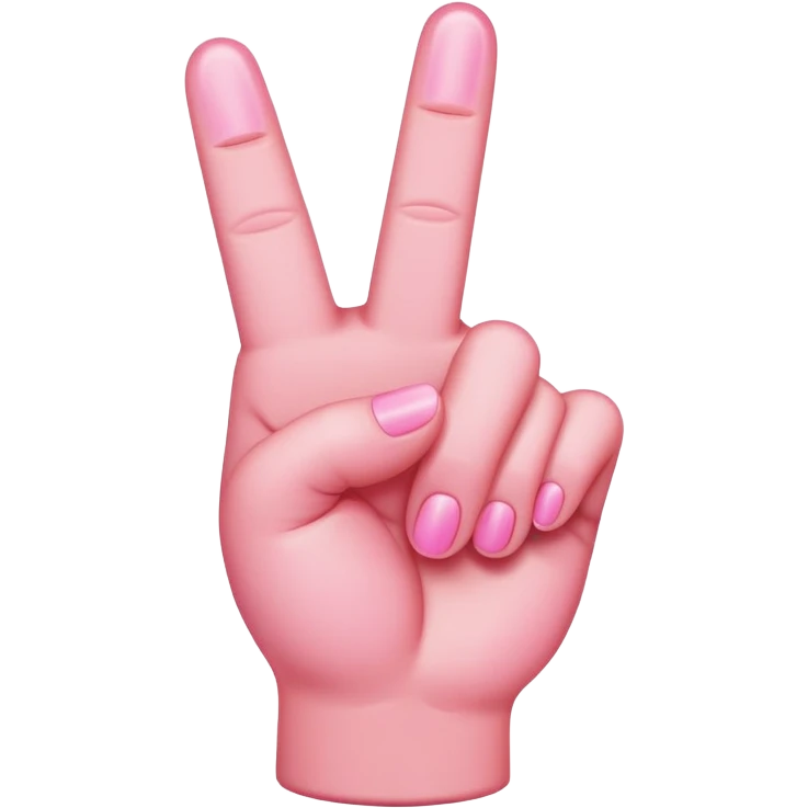 pink middle finger emoji