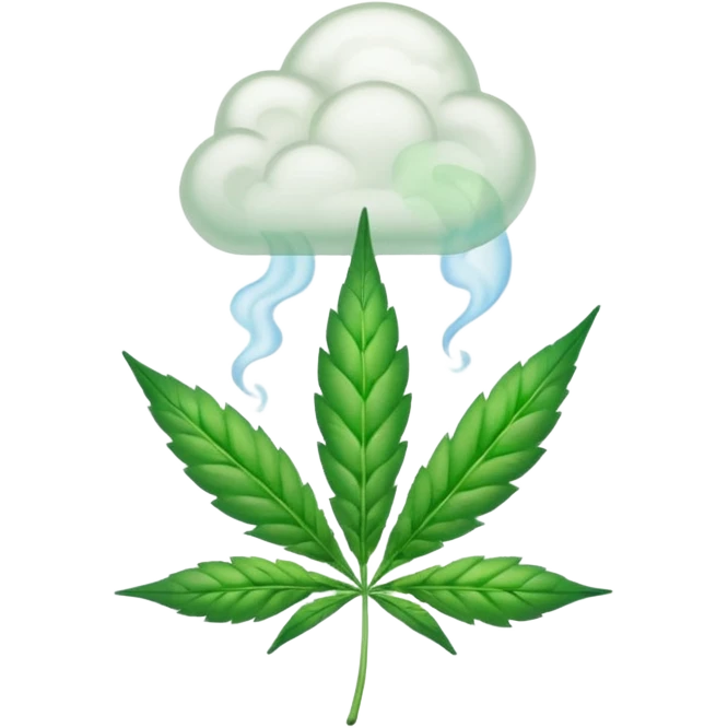 weed smoke joint emoji