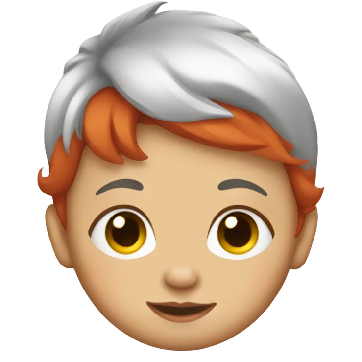 Redhead baby emoji