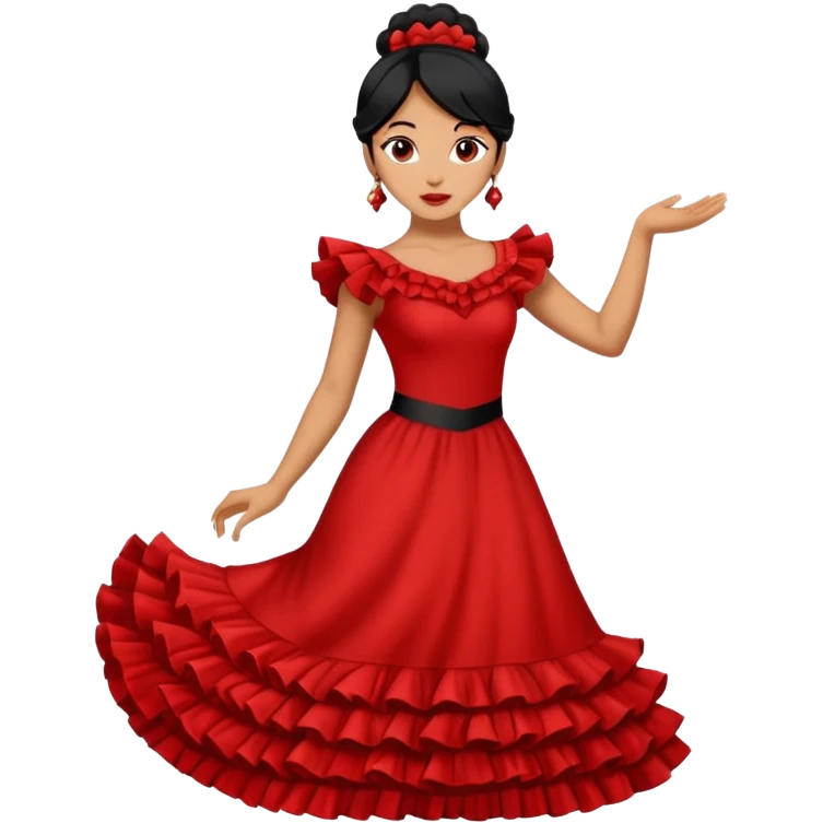 Flamenco dancer emoji