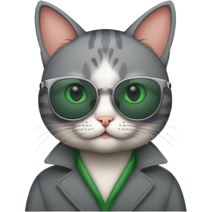 Cat wearing sunglasses emoji