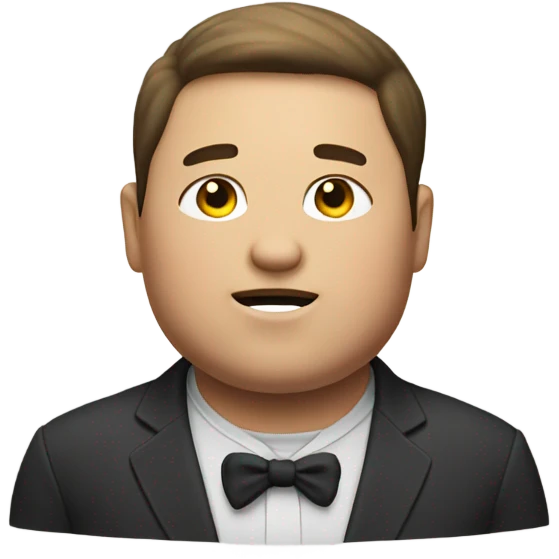 Fat guy emoji