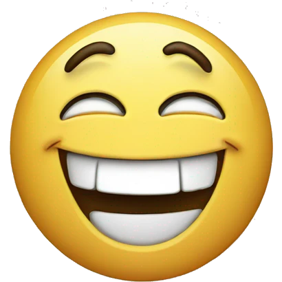 A face that is laughing  emoji