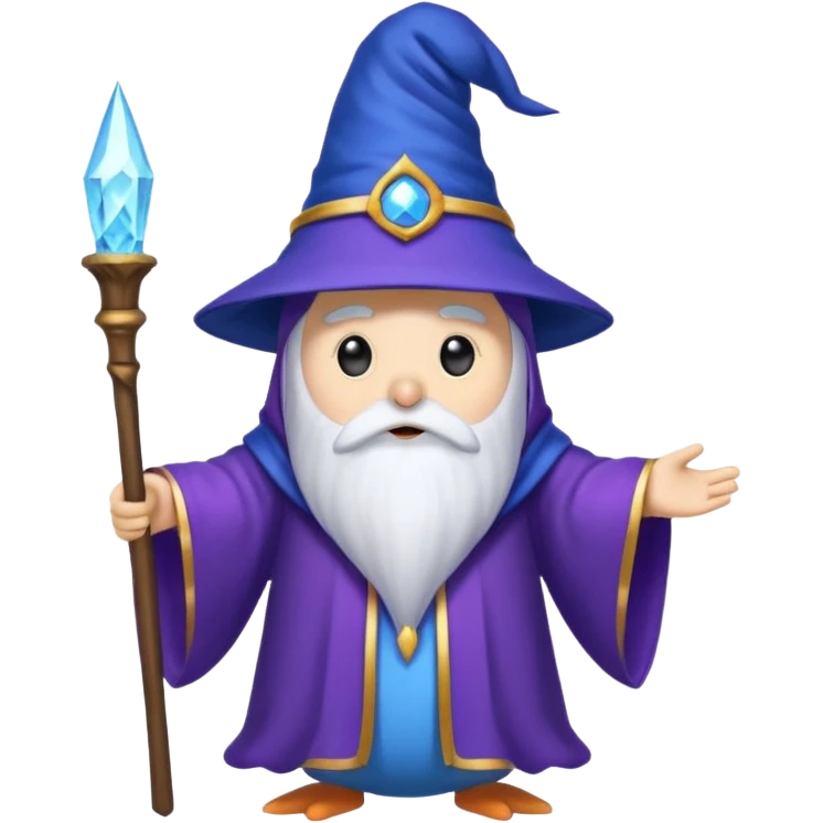 Penguin Wizard emoji