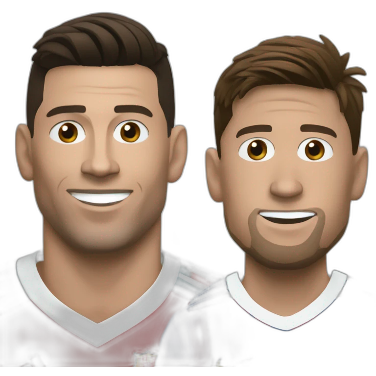 Ronaldo et messi emoji