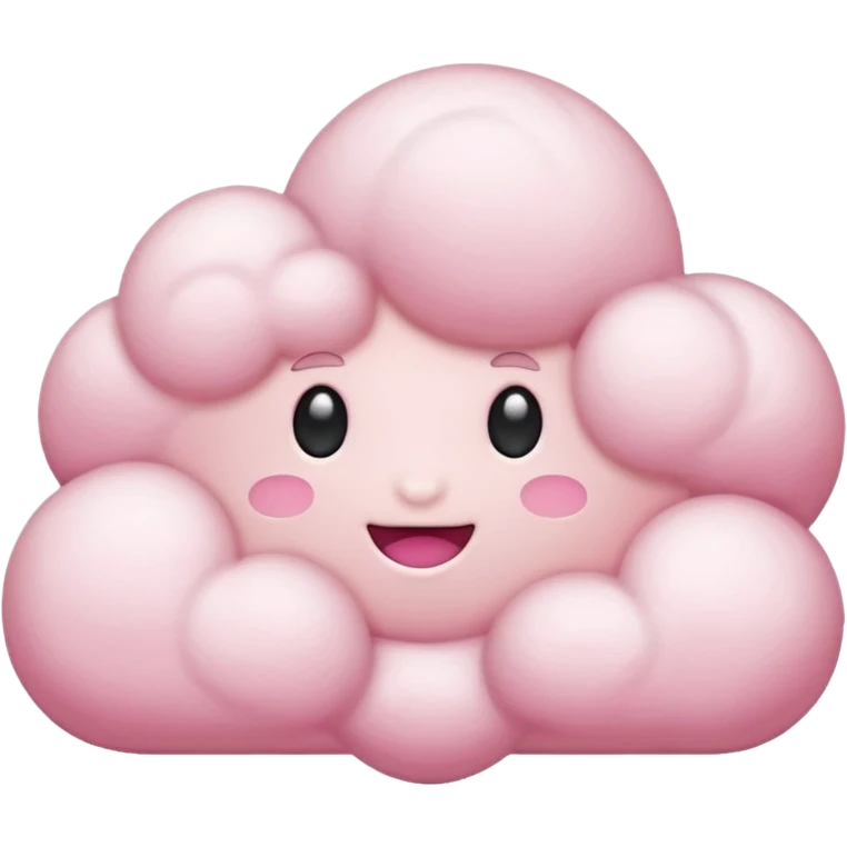 pink cloud emoji
