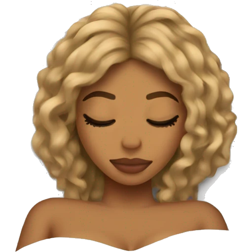 beyoncé sleeping emoji