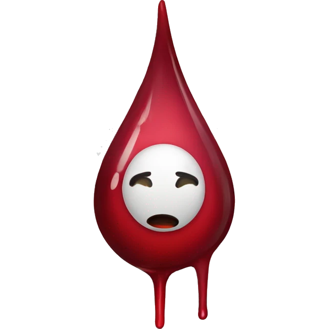 drop of blood emoji