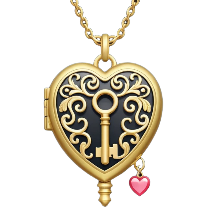 Tiny Key Locket
 emoji
