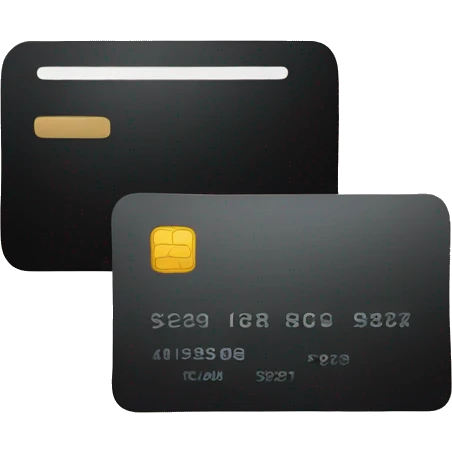 black credit card emoji