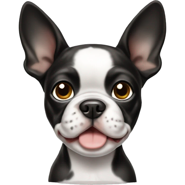 Boston terrier puppy emoji