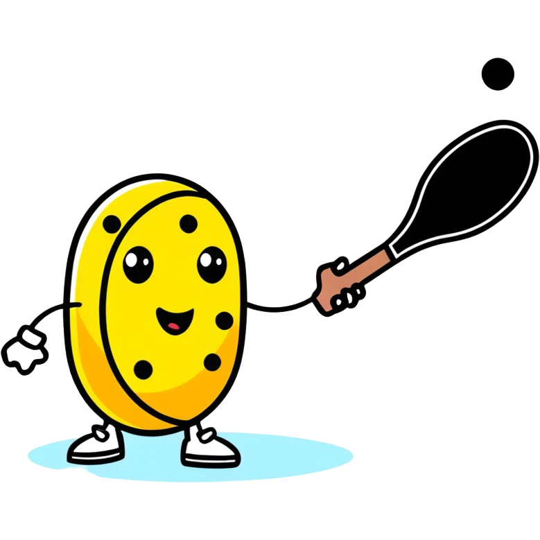playing pickleball emoji