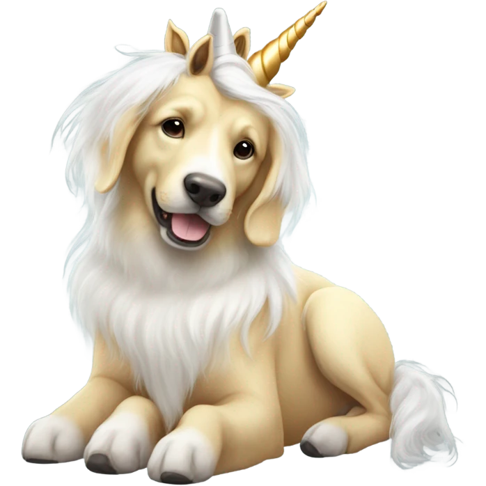 unicorn riding a dog emoji