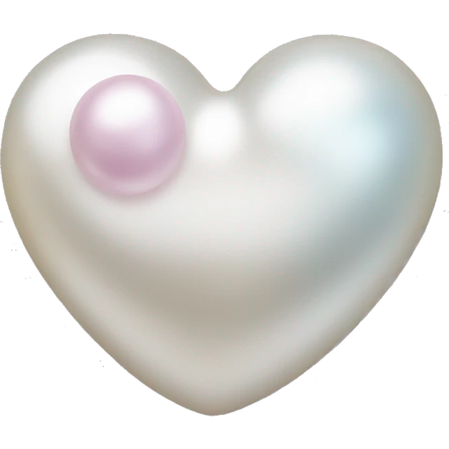 pearl heart emoji