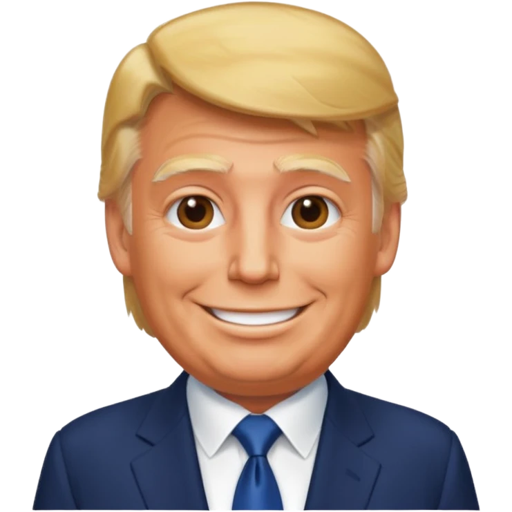 Trump looking sexy emoji