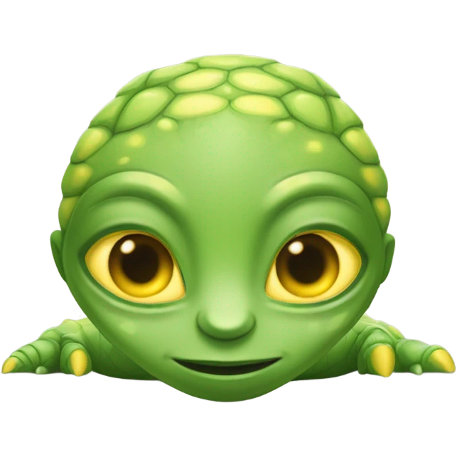 a Reptilian alien woman laying on the bed emoji