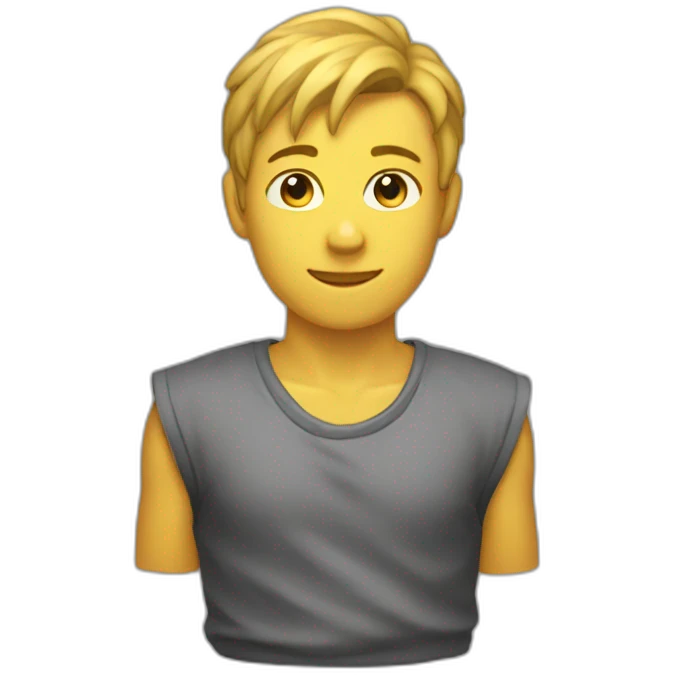 Garçon  torse nu emoji