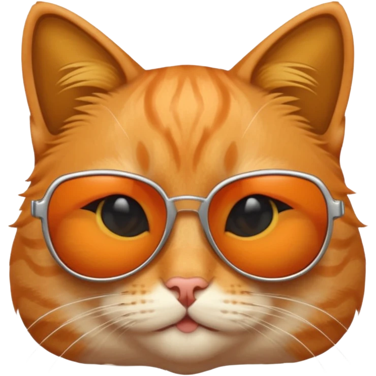 Cat wearing sunglasses emoji