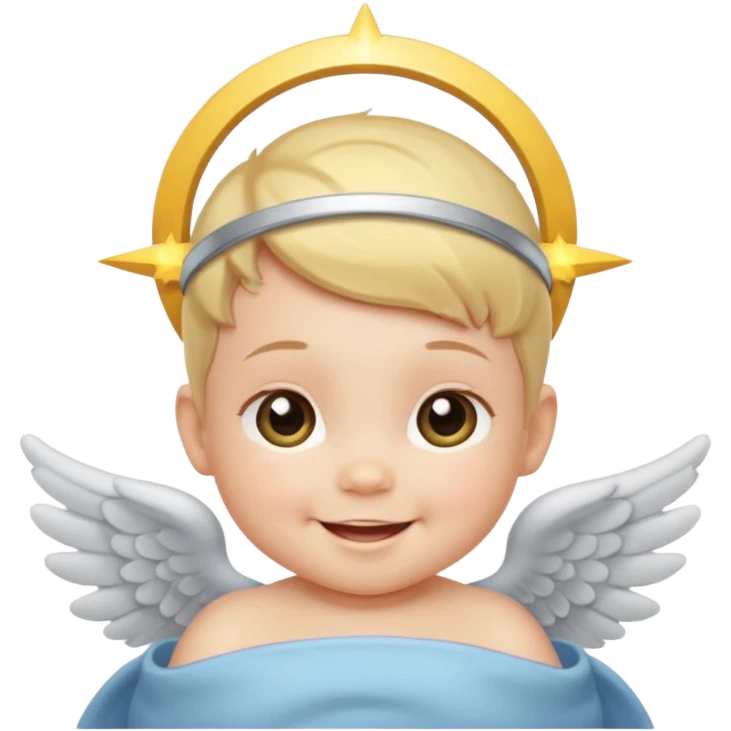 baby with halo emoji