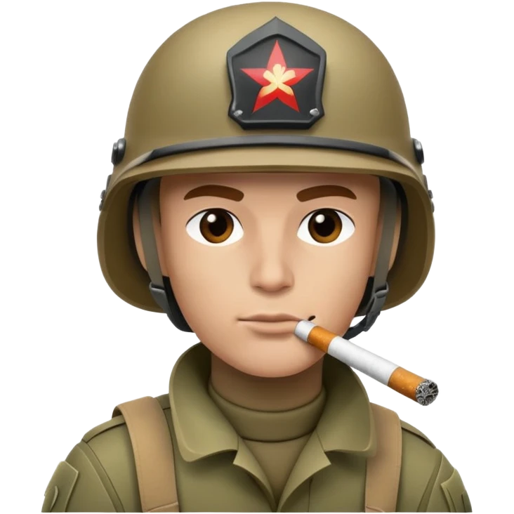 💀🪖🚬 emoji