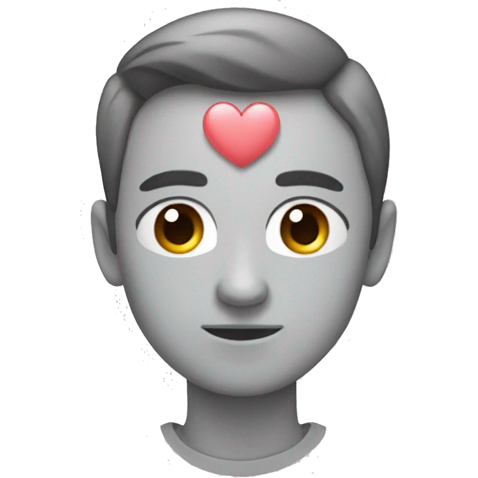  símbolo de Psicología con corazón  emoji