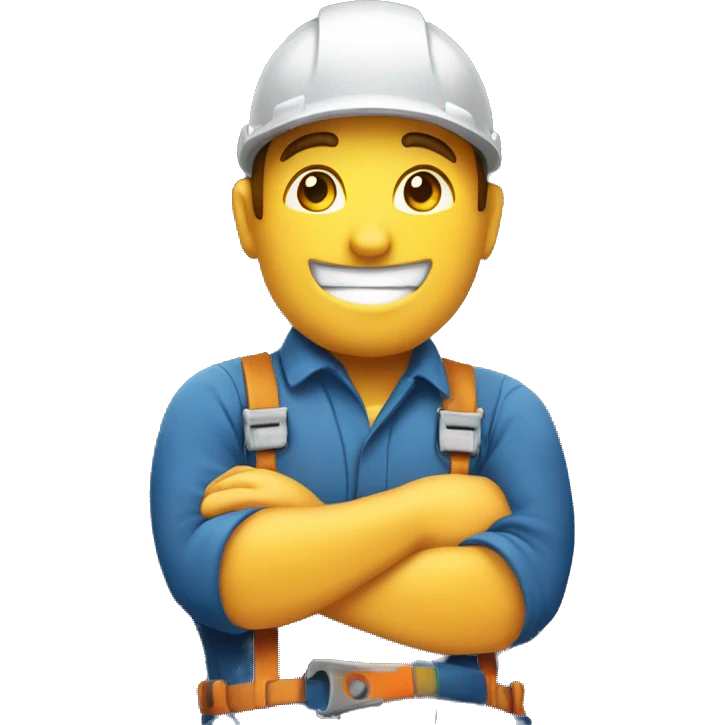 handyman hugging a boiler emoji