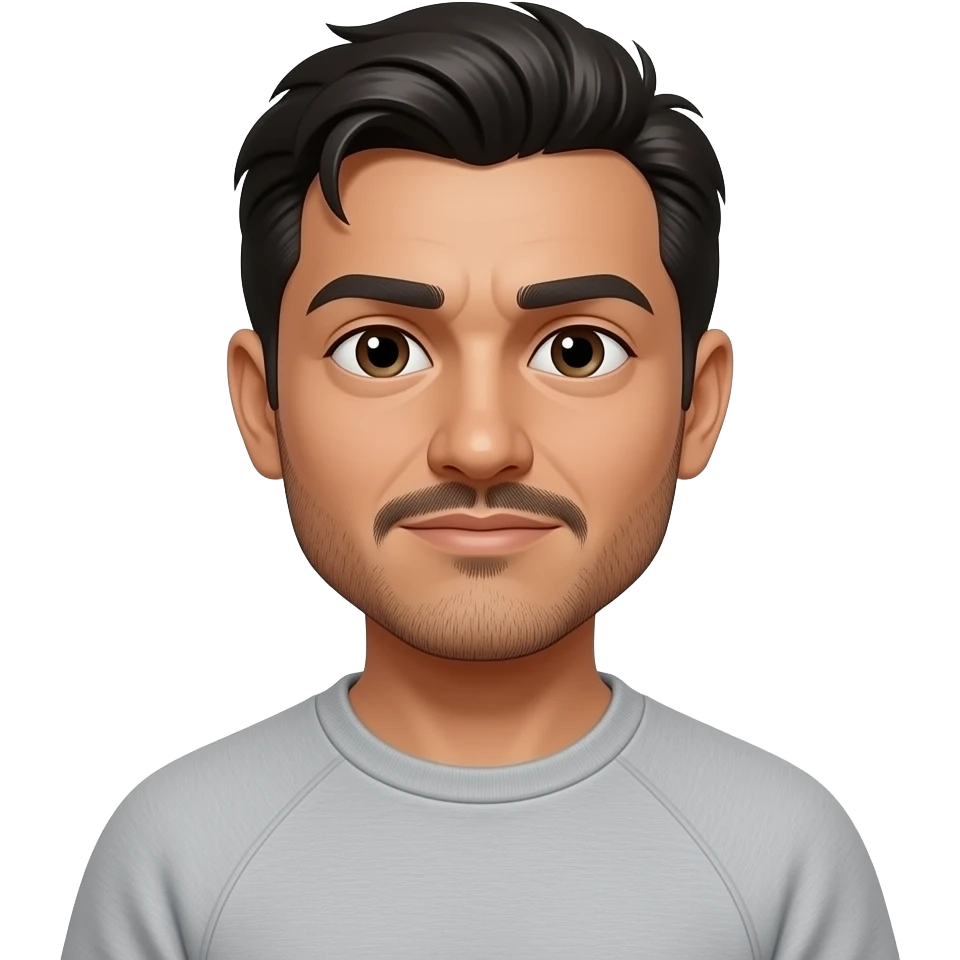 disheveled mexican man with more stubble and in sweatpants emoji