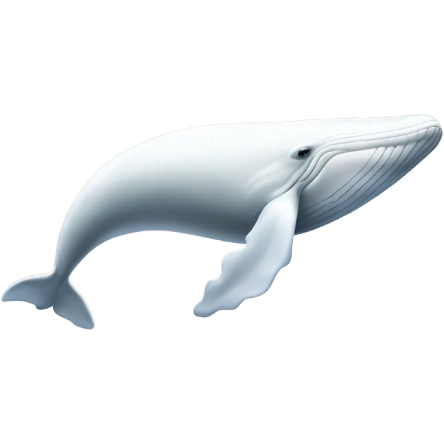 white whale , underside emoji
