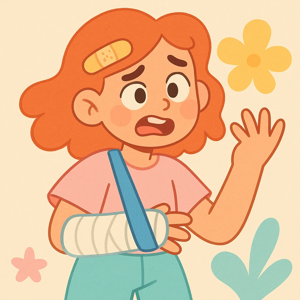bandage, pastel toon style, soft pastel colors emoji