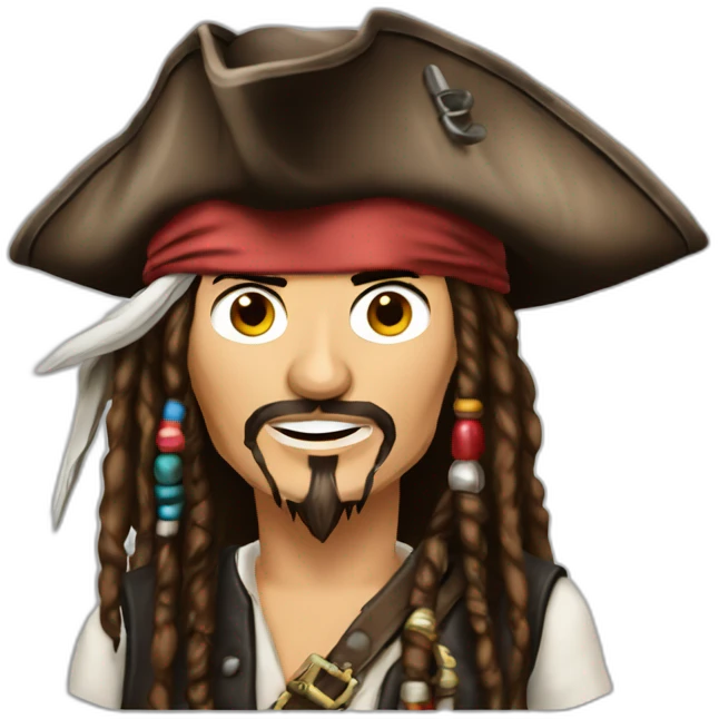 Johnny Depp Jack Sparrow emoji