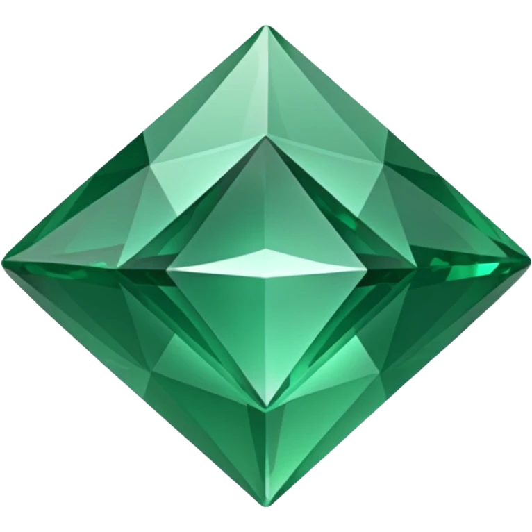 Diamant green emoji