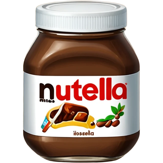 “No Nutella” sign emoji