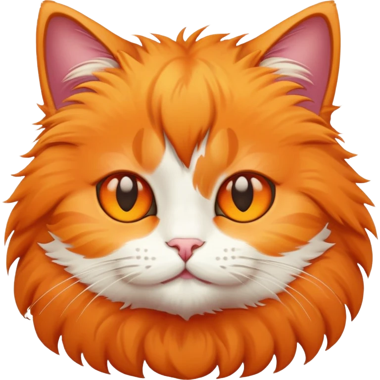 Gata naranja completa  emoji