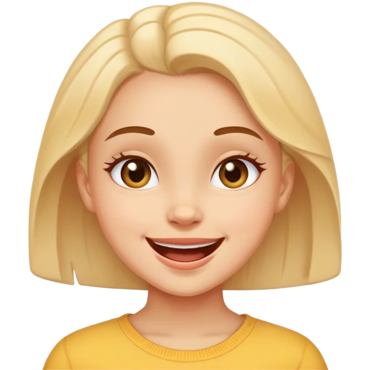 Girl name happy  emoji