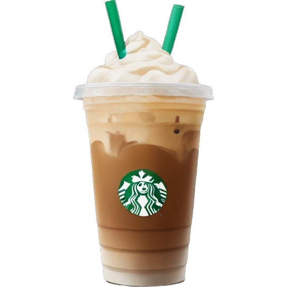 Starbucks iced coffee emoji