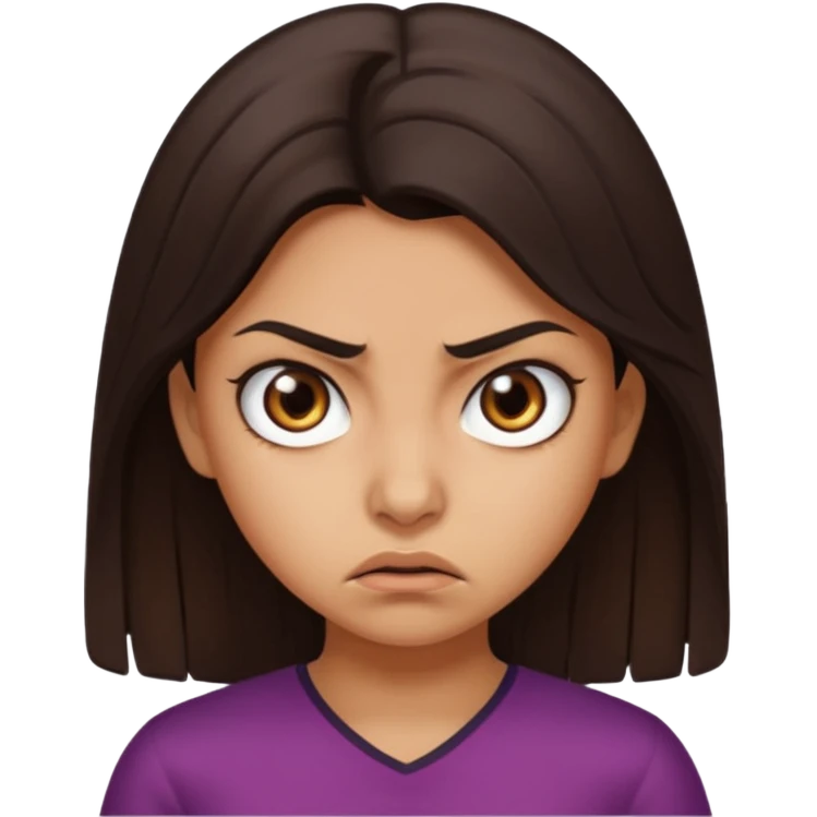 Azerbaijanian girl is angry  emoji