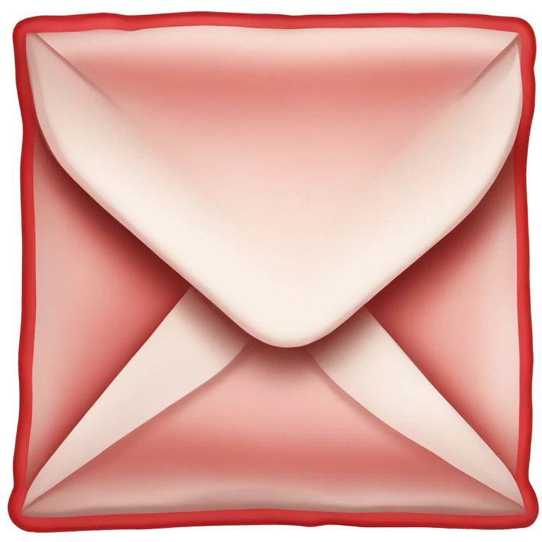 Red envelope with red paper money inside emoji