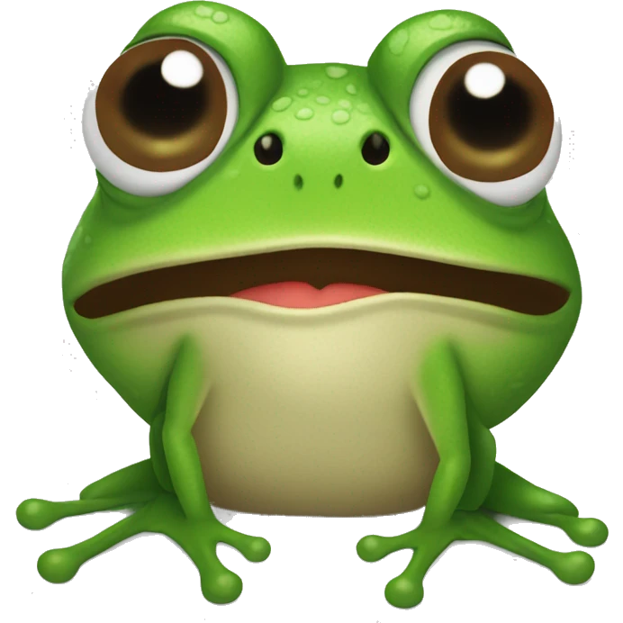 Frog wearing Jordan’s  emoji