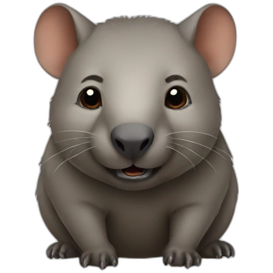 a wombat emoji