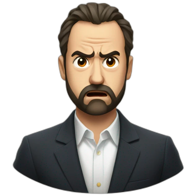 Santiago Abascal angry emoji