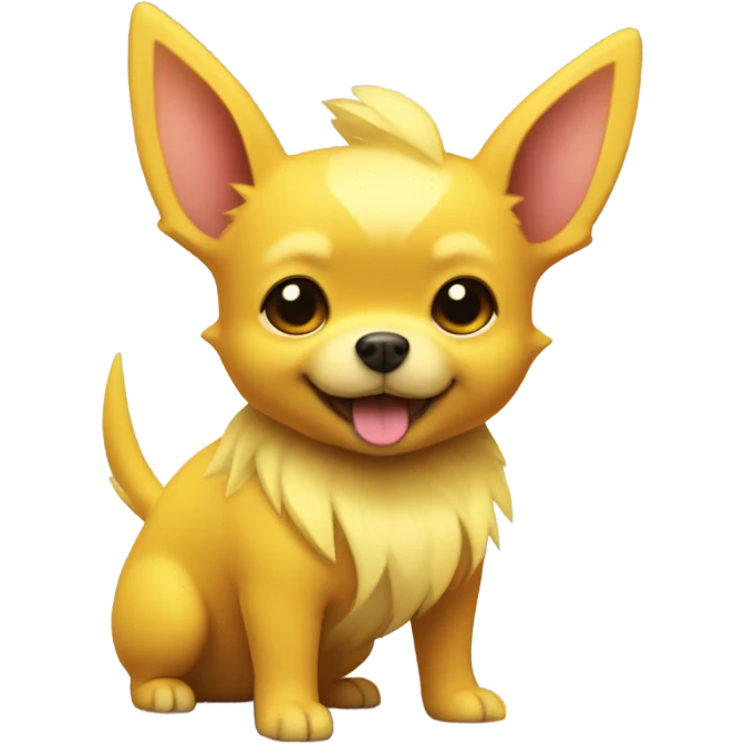 pikachu dog emoji